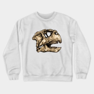 Dinosaur Skull Psittacosaurus Sticker Crewneck Sweatshirt